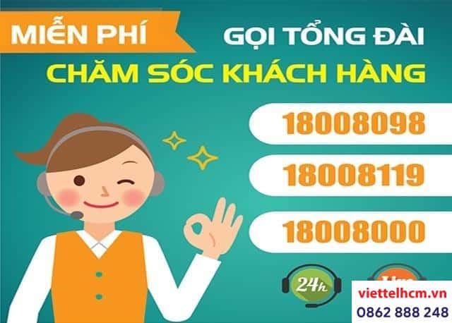 Hotline hỗ trợ khách hàng miễn phí 24/7 của nhà mạng Viettel 3 Số điện thoại tổng đài Viettel hỗ trợ Internet cáp quang