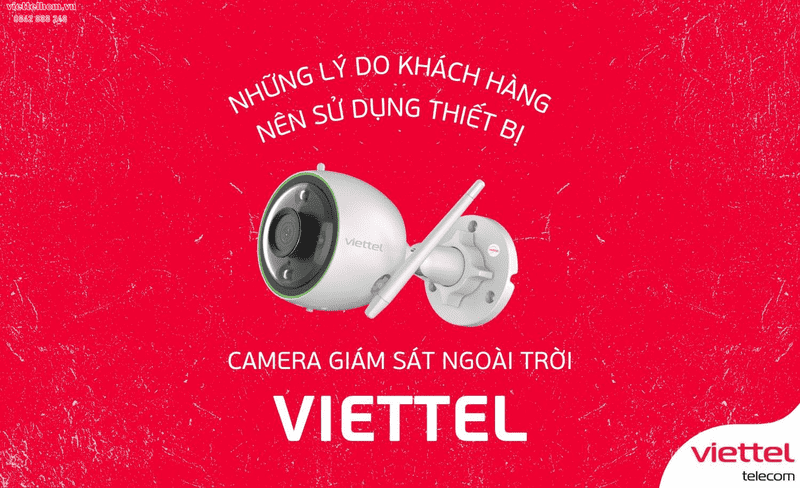 Lý do khách hàng nên sử dụng Camera ngoài trời của Viettel