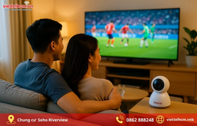 Lắp mạng viettel Chung cư Soho Riverview - Giá RẺ NHẤT 2 camera soho riverview