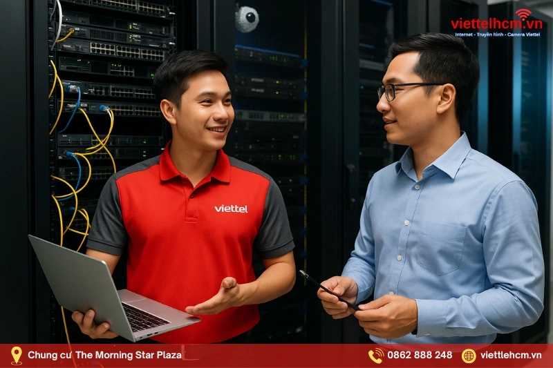 Bắt wifi viettel Chung cư The Morning Star Plaza - LẮP TRONG NGÀY 4 Dịch vụ internet Viettel dành cho doanh nghiệp chung cư The Morning Star Plaza