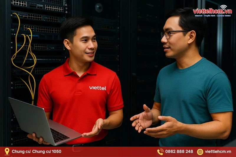 Khuyến mãi Lắp đặt mạng viettel Chung cư 1050 - Giá Rẻ nhất 4 Gói mạng Viettel tại Chung cư 1050 Dành cho Doanh nghiệp
