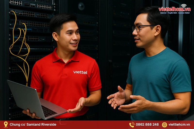 Bảng giá internet Viettel cho công ty ở chung cư Samland Riverside