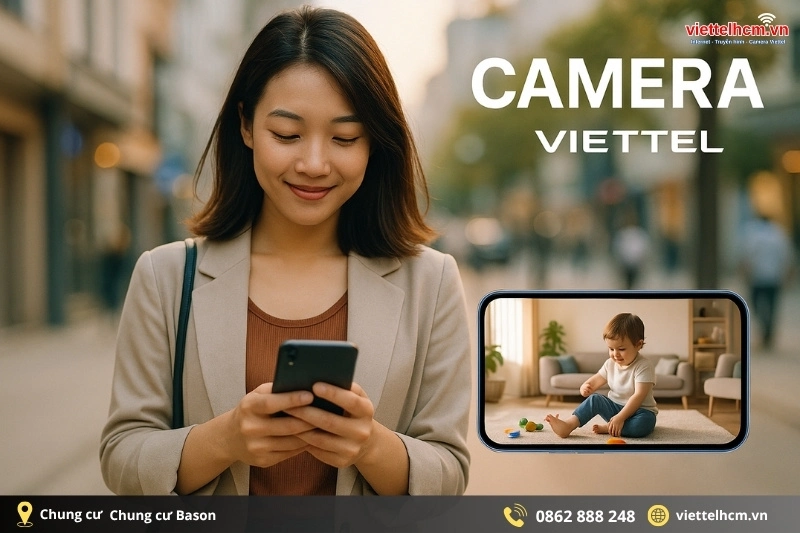 Lắp mạng viettel Chung cư Bason - Ưu Đãi Lớn 4 lap camera viettel chung cu bason
