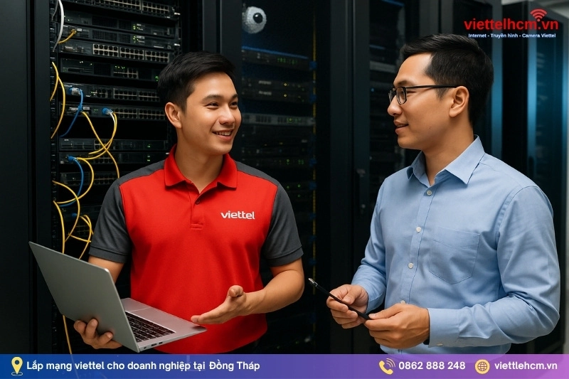 Lắp WiFi Viettel tại Đồng Tháp - Tặng modem WiFi 6 miễn phí 3 Dịch vụ internet Viettel dành cho doanh nghiệp tại Đồng Tháp