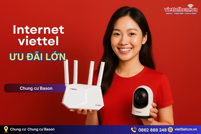 Lắp mạng viettel Chung cư Bason - Ưu Đãi Lớn 1 ưu đãi Lắp mạng viettel Chung cư Chung cư Bason