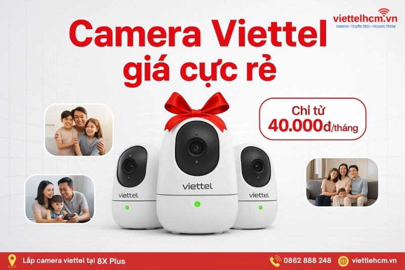 Đăng ký lắp đặt wifi viettel Chung cư 8X Plus - Ưu đãi HÔM Nay 4 Tư vấn giải pháp camera Viettel phù hợp căn hộ 8X Plus