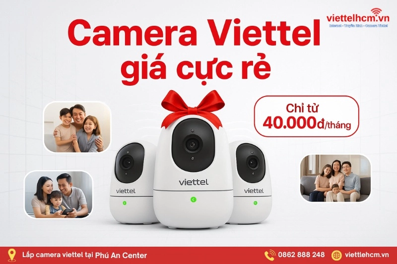 Lắp wifi viettel Chung cư Phú An Center - Tặng WIFI 6 4 Báo giá camera an ninh Viettel tốt nhất chung cư Phú An Center