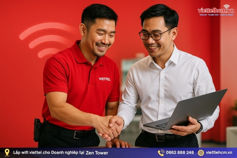 Bảng giá Gắn WIFI Viettel Chung cư Zen Tower - LẮP Trong Ngày 3 lap wifi viettel doanh nghiep zen tower