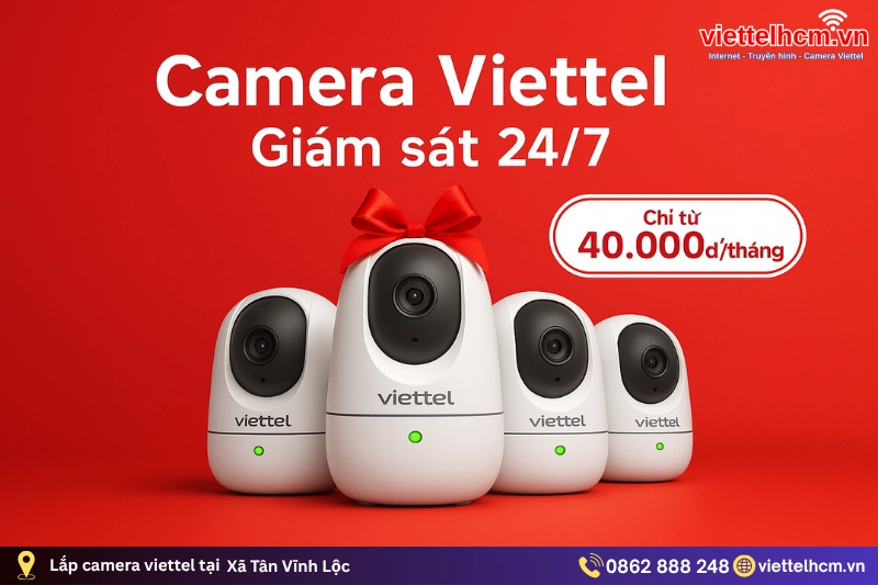 lắp camera viettel tại xã tân vĩnh lộc