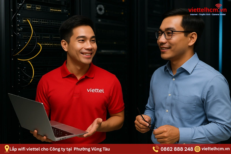 Lắp đặt cáp quang Viettel tại Phường Vũng Tàu - 180K - WIFI 6 3 Gói cước đành cho mạng Viettel cho doanh nghiệp Phường Vũng Tàu