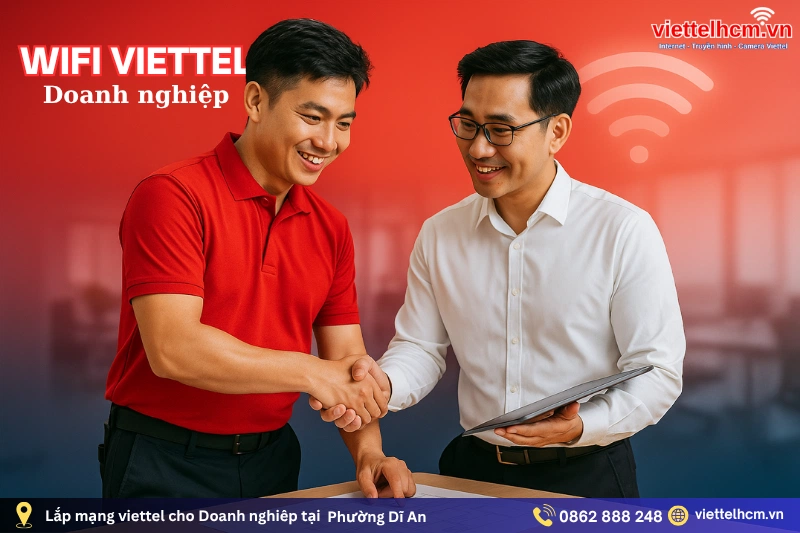 Bảng giá dịch vụ Internet Viettel cho Công ty Phường Dĩ An