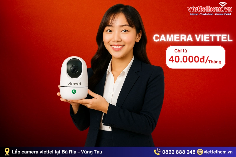 Bảng giá các gói Internet Viettel ở Bà Rịa - Vũng Tàu - HÔM NAY 4 Giải pháp lắp thiết bị camera giám sát Viettel