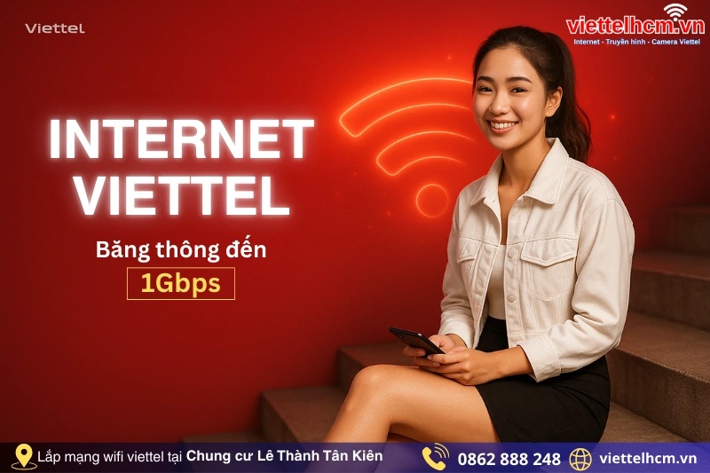 Phí gắn wifi Viettel Chung cư Lê Thành Tân Kiên