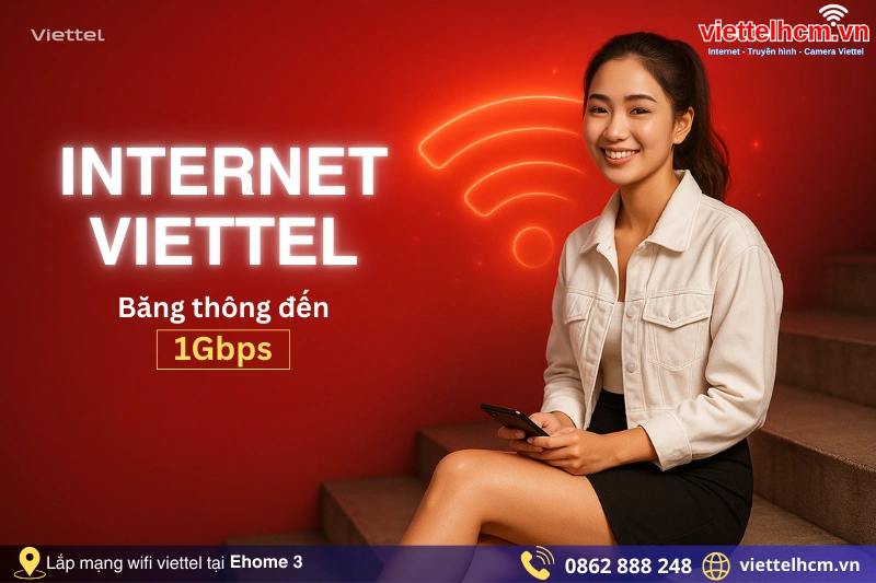 Bảng giá gói cước internet viettel Chung cư Ehome 3